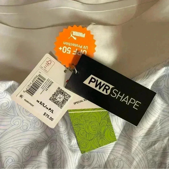 New Puma Golf Power Shape White Floral Skort Size Small Tall Golf Tennis Pockets - Picture 4 of 7